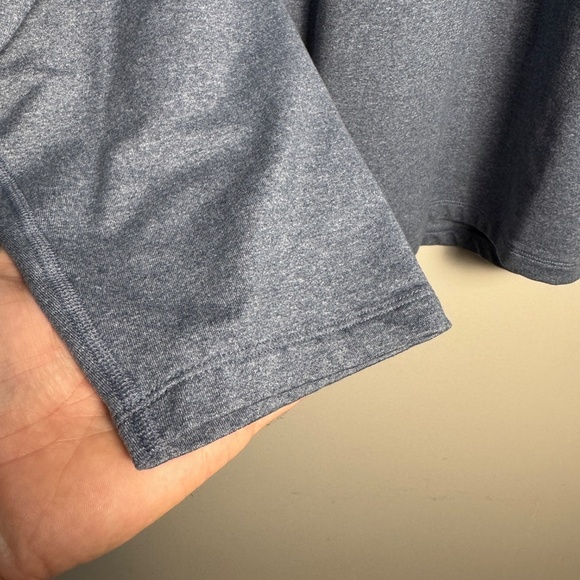 Avia Women's Athletic Performance 1/4 Zip Long Sleeve Pullover Grayish-Blue XL - Picture 3 of 12